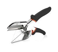 Pipe Cutter, Angle Shear 45-135 Degree，Miter Scissor Siding Wire PVC/PE Plastic Pipe Hose Duct Trunk Cutter Plumbing Tool