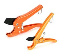 Pipe Cutter Set mit 42mm Heavy Duty Ratchet Pipe Cutters 32mm Spring Drive Pipe, Tube Cutter Cutting Tool for Cutting PVC PEX PPR Plumbing Plastic Rubber Hoses Plastic Pipe Cutter