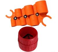 Pipe Deburring and Depth Gauge Tool Kit, 6-in-1 Sizes from 1/4" to 1" for Precise Measurement, Hardened Alloy Steel Blades for Copper, PEX, CPVC,