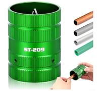 Pipe Deburring Tool With Hardened Steel Blades For Smooth Chamfering Of Copper, PVC, Brass Pipes From 1/4 To 1 5/8 Inch, Compact Design Suitable For HVAC And Household Plumbing