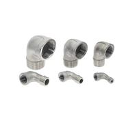 Pipe Elbow Threaded Elbow 1PCS Female X Male Thread Street Elbow 90 Degree Angled SS 304 Stainless Steel Pipe Fitting Connectors