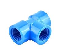 Pipe End Plug PVC Pipe Female Thread Joint, 1/2inch-1inch Adapter, Straight/Elbow/Tee Ways/End Plug Connector 1pc(Black,1/2 inch)