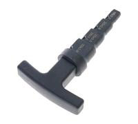 Pipe End Rounding Tool with 4-in-1 T-Handle for Installation | Stepped Working Sections Across the Tool Body, Rounds and Chamfers Pipe Ends, Built for Pipe Installation Tasks