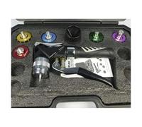 Pipe Expander, Color Coded Heads for 3/8", 1/2", 5/8", 3/4", 7/8"- Premium Hydraulic Multi-Head Tube Expander Kit