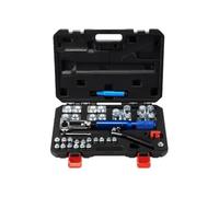 Pipe Expander, Hydraulic Expanding and Double Flaring Tool Kit 45° Soft HVAC Copper Tube Expander 3/16in to 1/2in Brake Flare Repair Tool