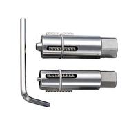 Pipe Extractor Set | 2 Pieces Adjustable Removal Tool,12mm and 14mm Pipe Screw Remover with Hex Wrench | for Faucet Valve Screw Thread Repair Home Maintenance