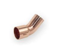 Pipe Fitting Bow Elbow Copper Solder Male x Female 28mm Diameter 45deg Angle