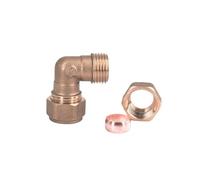 Pipe Fitting Fit Tube OD 15mm-35mm Brass Compression Elbow Junction Union Joint Coupling Connector Adapters Water(16mm)