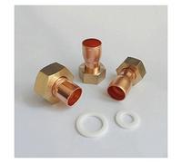 Pipe Fittings 1/2" 3/4" 1" 2" BSP Female Thread X 12.7 15 16 22 28 35 42mm End Supply Cup Connector Copper Air Conditioner (Color : NO3)
