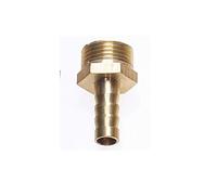 Pipe Fittings 1pc, Hose Barb Tail 1/8" 1/4" 1/2" BSP Male Connector, 4mm-12mm Brass Fitting Copper Coupler Adapter(46030,10mm Bard)