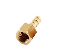 Pipe Fittings 1PC Pagoda Brass Hose Fitting 6/8/10/12/14/18mm Barb Tail 1/8" 1/4" 3/8" 1/2" Female Thread Copper Connector Coupler Adapter(12MM Barb_1/4")