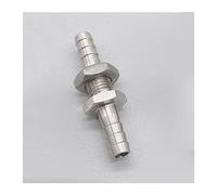 PIPE-FITTINGS 4mm-19mm Hose Barb Bulkhead, 304 Stainless Steel Barbed Tube Pipe Fitting Coupler Adapter YIJIAN (Size : 6mm)