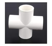 Pipe Fittings 50mm PVC Garden Water Connectors Cross Joints Farm Irrigation Fittings Pipe Connectors Aquarium Tank Industrial Water Pipe 12/24/48pcs Pipe Repair Parts Fitting
