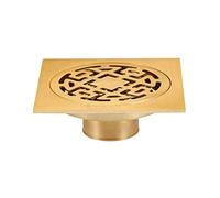 Pipe Fittings Floor Drains Euro Floor Drains Antique Brass Shower Floor Drain Bathroom Deodorant Euro Square Floor Drain Strainer Cover Waste