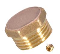 Pipe Fittings, Pipe Plugs, Pipe Plugs with External Hex Thread - Water Pipe Plugs, Blanking Plugs, Portable Connection Plug for Brass Socket, Distributor Nut