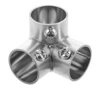 Pipe Fixed Connectors Stainless Steel for Boat Railing Pipes | Secure, Stable, Adjustable Length, Easy Installation, Silver Finish, Marine Grade Use, Industrial Steel Pipe