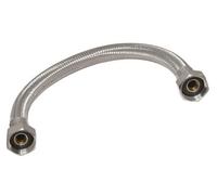 Pipe Flexi Connector 1/2" X 1/2" Flexible Water Hose Plumbing 60Cm