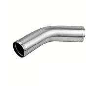 Pipe Flexible Induction 1pcs 0/45/90 Degrees Type Aluminum Tube Universal 51 63 76mm 2 2.5 3inch Cold Air Intake Pipe Car Turbo High Flow Silver(Silver 63 45)
