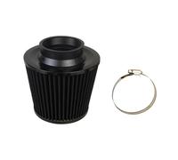 Pipe Flexible Induction 64/100mm Car Universal Air Filter Large Diameter Cold Intake Sponge Flow Performance Tapered Sport(Black 64mm)