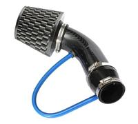 Pipe Flexible Induction 76mm 3 Inch Universal Car Air Intake Modified Kit Aluminum Filter Tube Full Set Turbo Cone High Flow(Carbon Fiber)