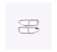 Pipe Hole Trim Car Exhaust Tail Pipes Decoration Frame Stainless Steel Tail Pipe Modified Cover Trim For 7 Series G11 G12 2016-2020