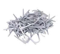 Pipe Hook Nail Carbon Steel High Strength Water Pipe Fixing Nail Wall Fastener for Securely Fixing Pipes to Ground or Wall 100 Pcs Set
