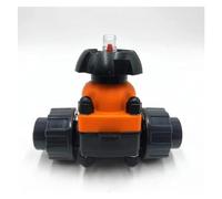 Pipe ID 75mm UPVC 2-1/2" DN65 Diaphragm Valve Manual Wheel EPDM Seat Union Type