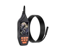 Pipe Inspection Camera, 1080P Flexible Industrial Borescope With Screen Portable Bendable Inspection Camera For Home Maintenance HVAC Pipe And Engine Check(Single Lens)