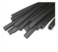Pipe Insulation Black Insulation Tubing, ID 3/8/12/16/20/23/28/32/40/50mm Thick 5/6/7mm High Resilience Foam Tube for Utensils, Fitness, Tools Handle Support(40mm*7mm*1m)
