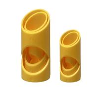 Pipe Insulation Cutting Guide, Heavy Duty Tube Slicers 6Pcs 15mm-53mm for Commercial Refrigeration & Rubber Professional Pipe Cutter