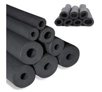 Pipe Insulation Foam Tube 22 27 34 43 48 60 76 89mm Foam Tube Black for Indoor Outdoor Plumbing Pipe Handle Grip, Pipe Cover Wrap Roll Bar Padding Tubing(43 x 30 mm x 1.9 M)