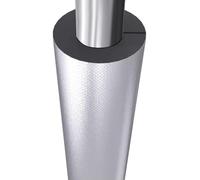 Pipe Insulation Foam Tube 3.1 Ft, Aluminium Foil Foam Pipe Wrap, Thick 20.0 mm, ID 15/20/25/32/34/43/50/89/114/159.0 mm Self-Seal Foam Pipe Covers for Outdoor Winter Water Pipes(50.0mm/2")