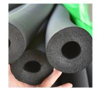 Pipe Insulation Foam Tube Black Heat Insulated Pipe, ID 6-110mm Thick 9-30mm High Resilience Foam Tube for Thermal Plumbing, Handle Grip HVAC Air Conditioner(6mm*9mm*1.7m)