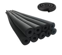 Pipe Insulation Foam Tube Black High Resilience Foam Tube, ID 16mm-110mm Thick 20mm-50mm Water Pipe Wrap for Antifreeze Insulation, Handle Grip(20mm*20mm*1.9m)
