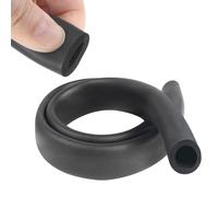 Pipe Insulation Foam Tube Covers, Soft Flexible Tubing for Handle Grip Support, Guitar Stand, Sleeve Black(ID1/2 X T3/5" X L5.9ft)