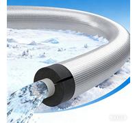 Pipe Insulation Foam Tube - Self-Adhesive Aluminium Foil Wrap for Air Conditioners and Freeze Protection