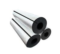 Pipe Insulation Foam Tube Self Adhesive Insulation Foam Wrap Roll Bar Padding Tubing Aluminum Foil Pipe Cover ID 16-114mm for Outdoor Winter Irrigation Sprinkler Spigot Insulation(34mm x 20mm x95cm)