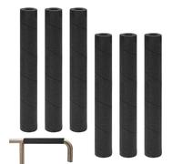 Pipe Insulation Foam Tube - Water Pipe Cover,Black Hollow Tube Covers for Outdoor Gym AC Unit Roof Rack Indoor Guitar Stand Swimming Pool Handle