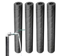 Pipe Insulation Foam Tubes - 4PCS EPE Pearl Cotton Pool Noodles | Spiral Cutting Foam for Swimming Pool Handles, Winter Water Pipes | Indoor/Outdoor Use for Railings, Poles, and HVAC