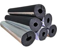 Pipe Insulation ID 16-114mm Thickness 10/20/30mm, Length 1m Self Adhesive Foam Tube Lagging Water Pipe Coverings for Outdoor Winter Irrigation Sprinkler Spigot Isolation(ID89mmxT30mmxL1m)