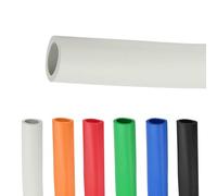 Pipe Insulation Tube 1.0 m Foam Tubing for Handle Grip Support, 5mm Thick Foam Pipe Covers, Pipe Lagging, Foam Hose for Plumbing Freeze Protection Exercise Handle ID 18 22 25 28 32 mm(White,ID 25mm （1