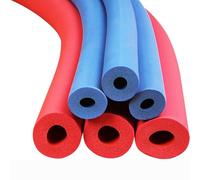 Pipe Insulation Tube Foam, Foam Pipe Cover Non-Slip Hollow Tubing, Rubber Insulation Hose for Handle Grip Guitar Stands Outdoor Air Conditioner Units, ID 6 16 20 34 43 48 60 mm(Blue,10mmIDx15mmx2.0m)