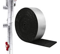 Pipe Insulation Wrap | Foam & Aluminum Foil Wrap Tape for Outdoors | Double Bubble Reflective Foil Insulation | Cold & Hot Water Hose Bands to Reduce Water