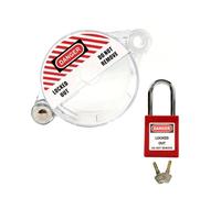 Pipe InsulatOutside Tap Lock ion 1Set Transparency Gate Valve Lockout and Padlock