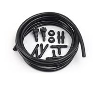Pipe Jets Spray Nozzle Water Fluid Tube Joiner Connector Replacement Kit Car Auto Windshield Washer Hose Wiper Blades Washer Sprayer Sprinkler Washer Nozzle Parts(2m-set)