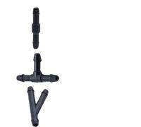 Pipe Jets Spray Nozzle Water Fluid Tube Joiner Connector Replacement Kit Car Auto Windshield Washer Hose Wiper Blades Washer Sprayer Sprinkler Washer Nozzle Parts(36pcs-hose)
