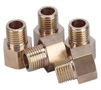 Pipe Joint,Hose Connector Water Tube Jointer, Fitting Adapter Metric Female to Male Thread Brass Coupler for Fuel Gas(M20*1.5/3)