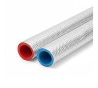 Pipe Lagging, Antifreeze Pipe Insulation Id 16/20/25/32mm Pipes Insulation Foam Tube, Anti -Freezing, Pipes Insulations Lagging for Indoor and Outdoor Tube, Blue, Red(Blue,ID 16mm (5/8"))