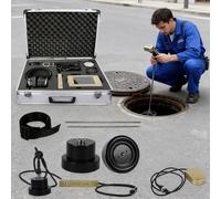 Pipe Leak Detector with Touch Screen and Probes for Water Leak Detection in Indoor and Outdoor Environments