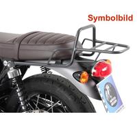 Pipe luggage rack top case rack chrome for Triumph Bonneville T 100/black